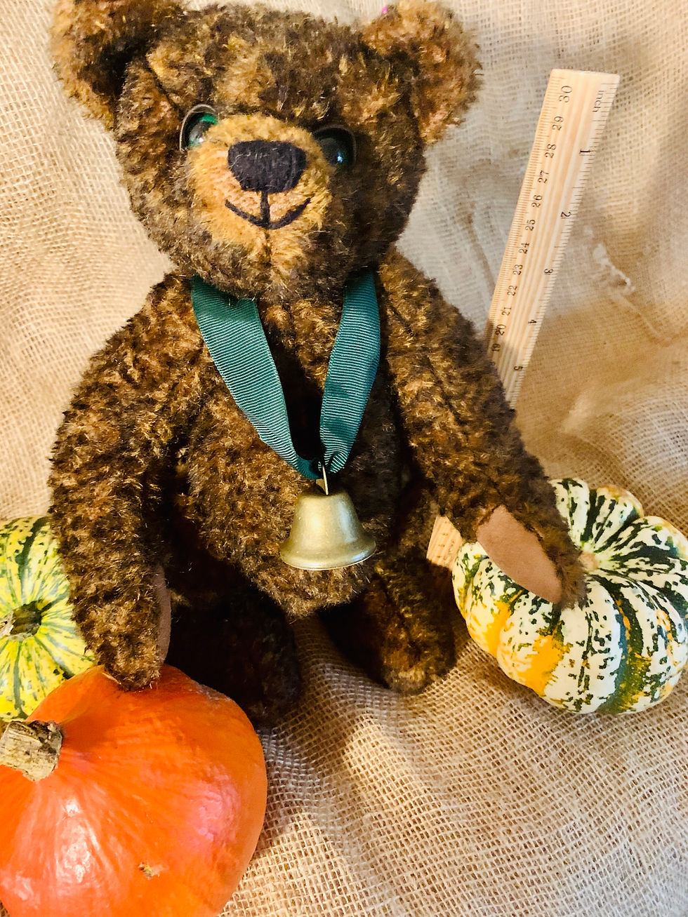 Thumbnail: Autumn Stiff Mohair Bear