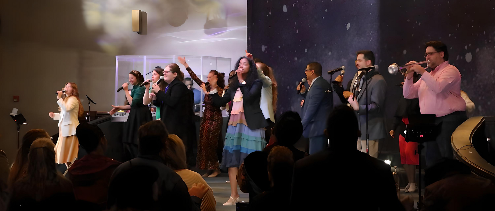Picture of church singing