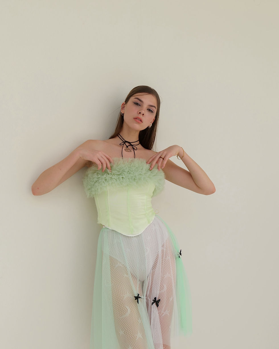 Thumbnail: Fufu Elasticated corset top