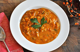 Pumpkin Turkey Stew