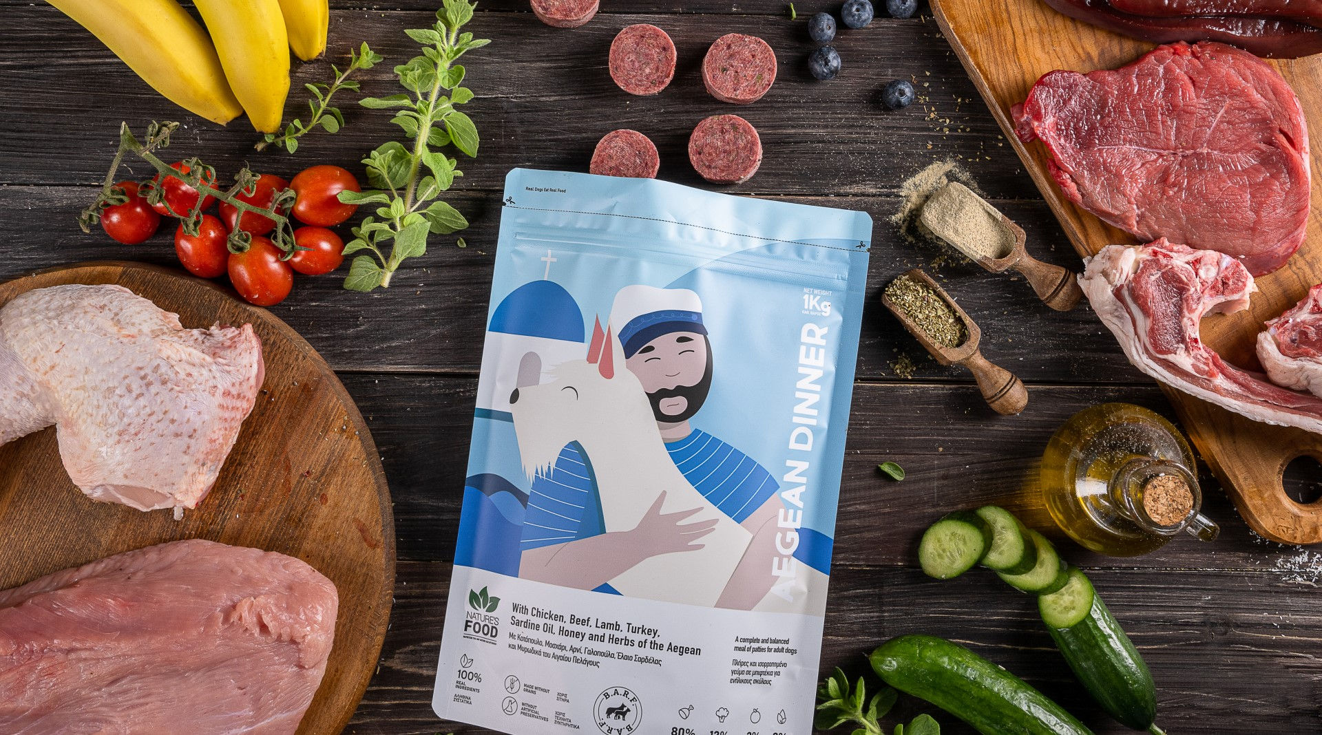 Real Nature Foods Aegean Dinner 1kg