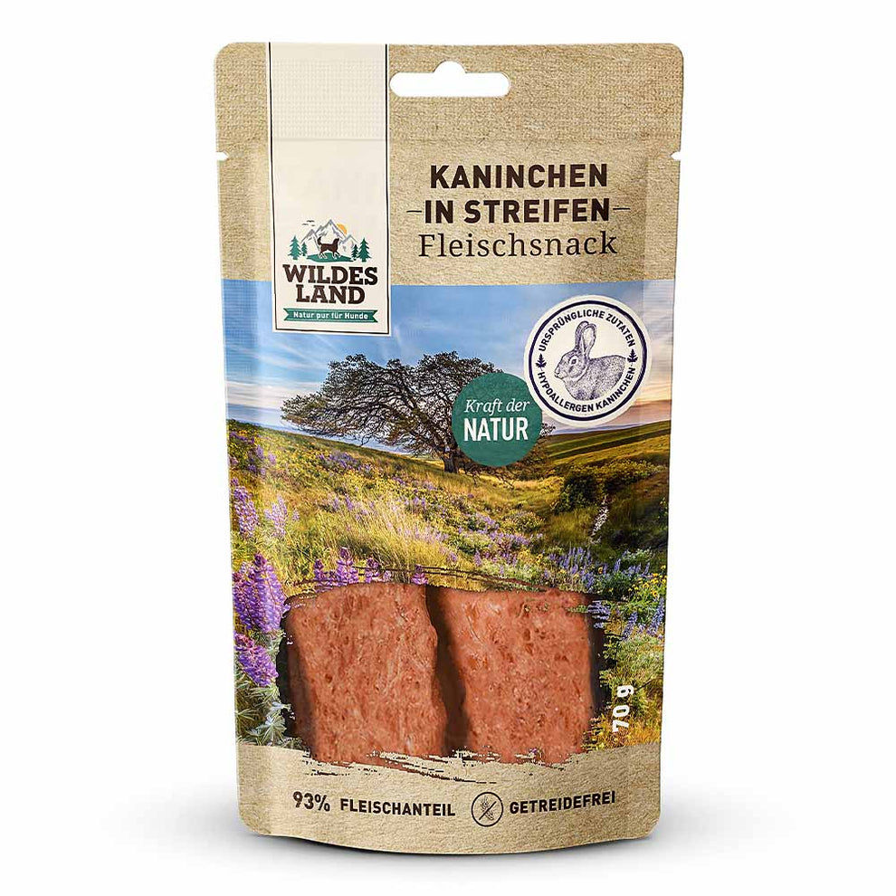 Wildes Land Strips Rabbit 70g