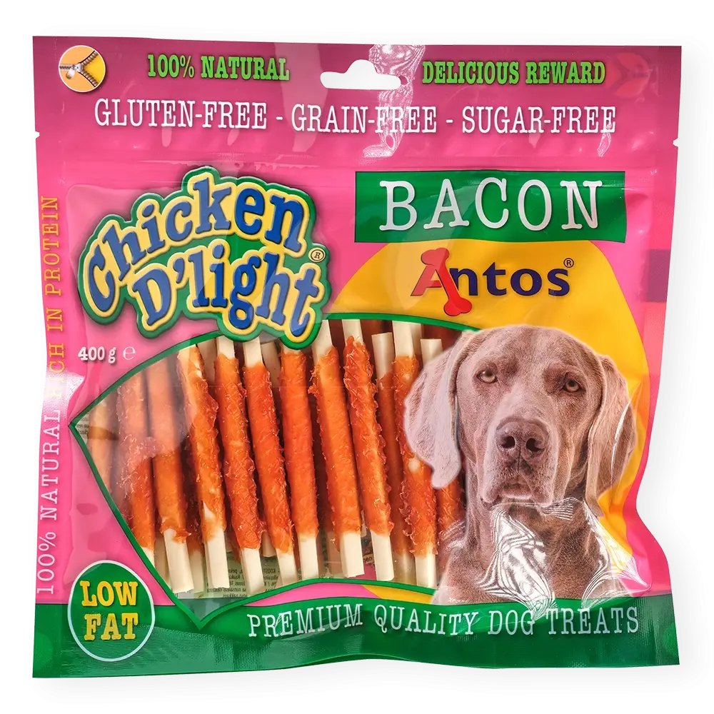 Antos Chicken D'light Bacon 400 gr