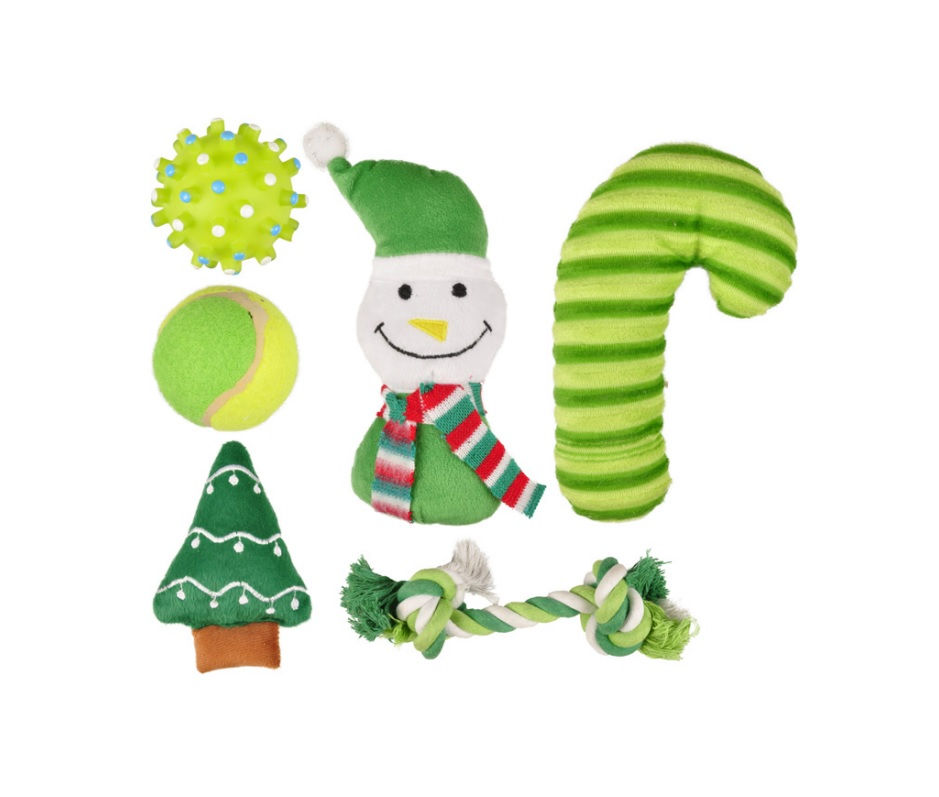 Thumbnail: Flamingo Christmas Stocking Toy Set