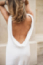 Robe de mariée dos nu