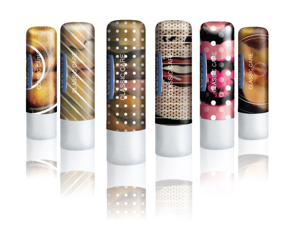 "Art lips" sticks.