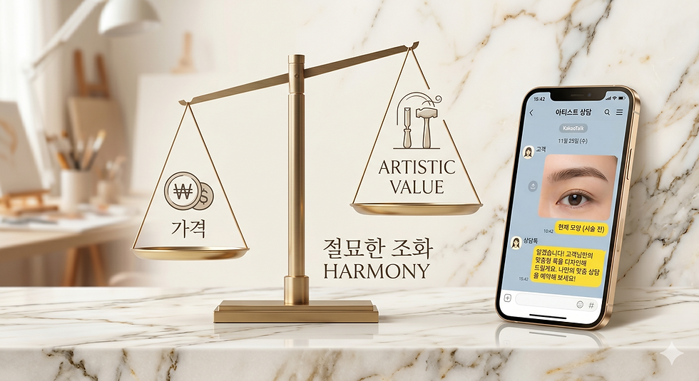 강남눈썹문신 가격 천차만별? 가치있는 비용 투자를 위한 5가지 조언