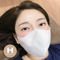 여자 눈썹문신 직후