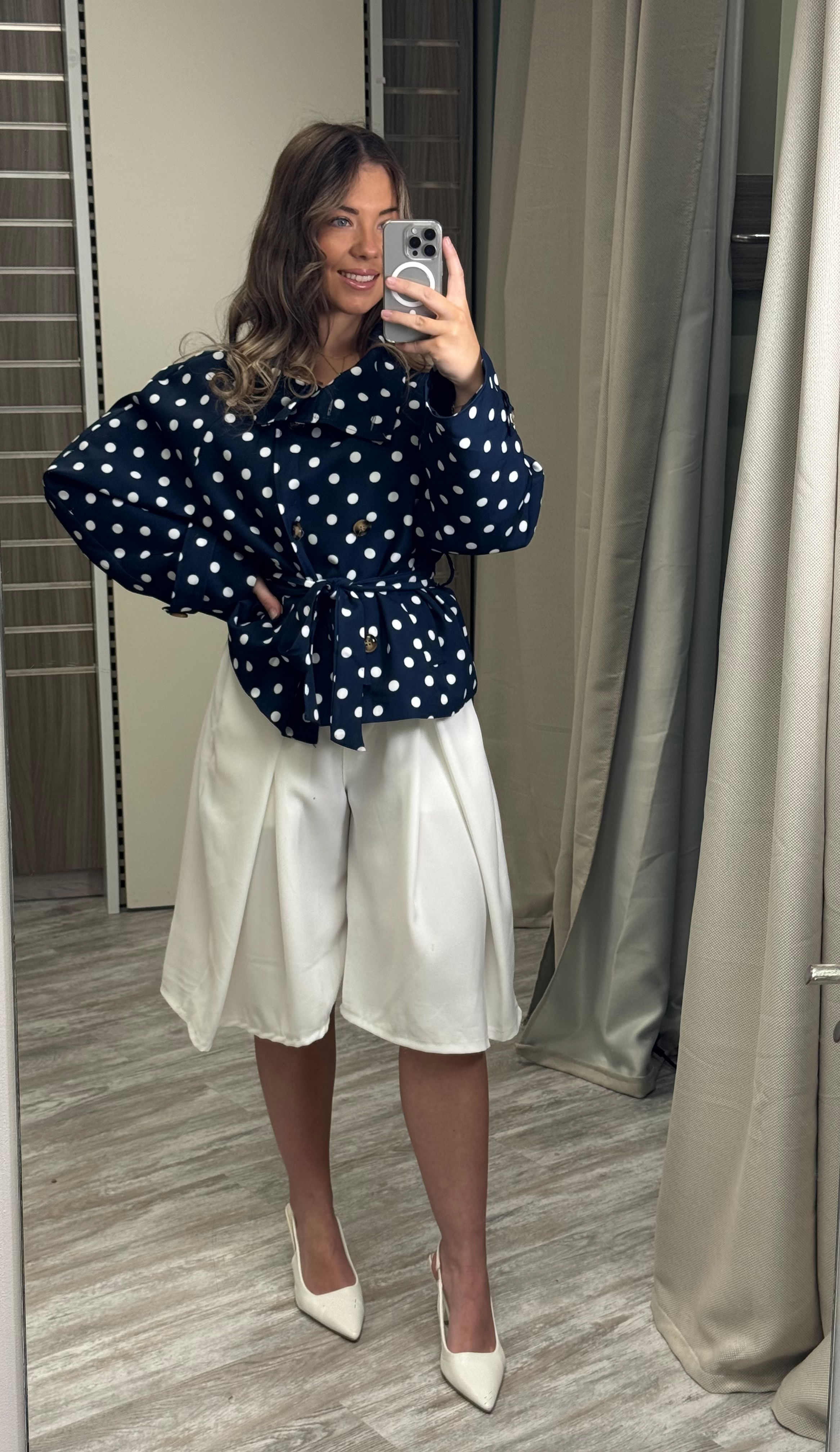 Trench à pois 