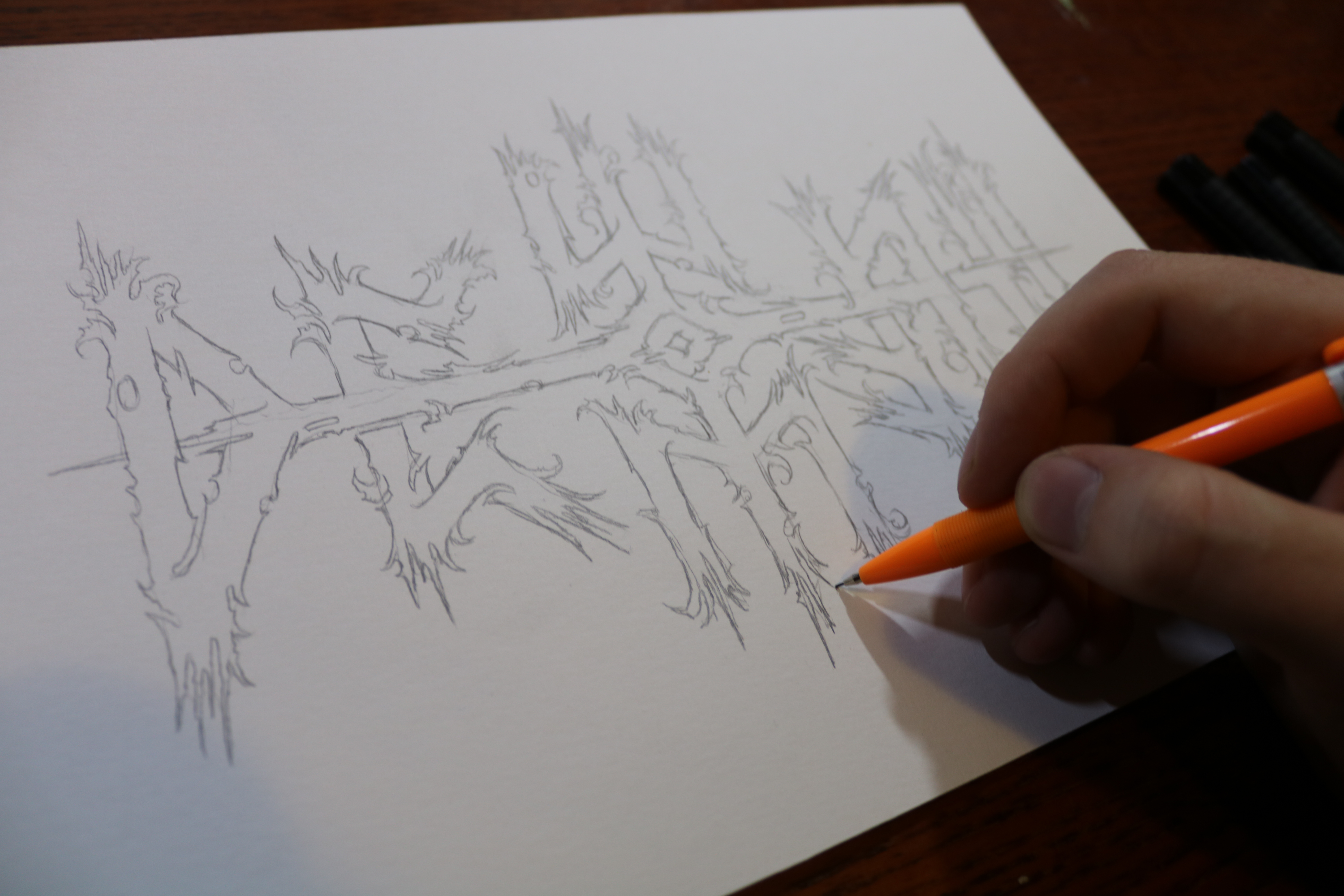 Creating the logo for Dewfall