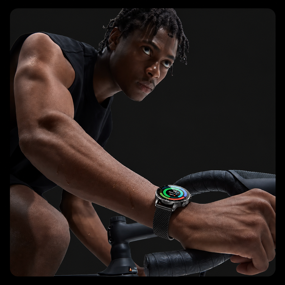 Miniatura: Smartwatch LIGE BW0664 durante treino físico com monitoramento de atividades