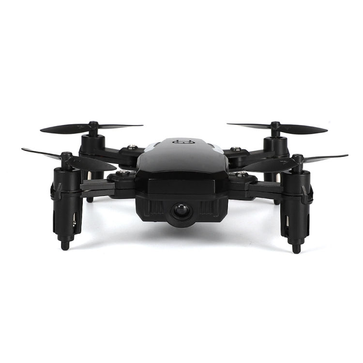 Vista frontal do Mini Drone Dobrável com Câmera HD.