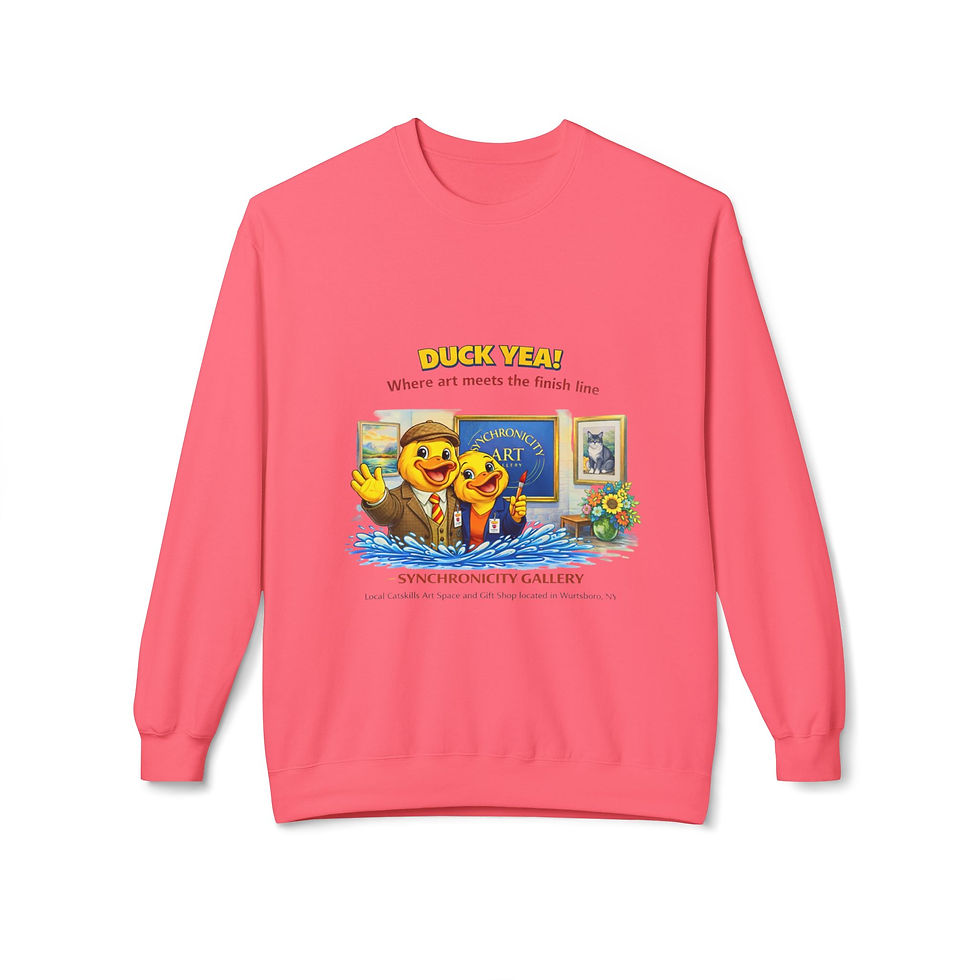 Thumbnail: Synchronicity Duck Crewneck Sweatshirt- Adult