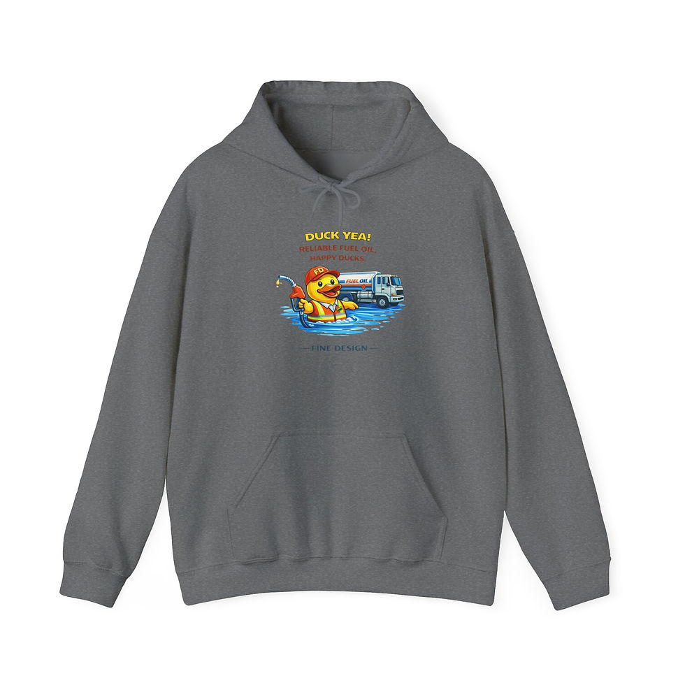 Thumbnail: Fine Design Duck Hoodie- Adult