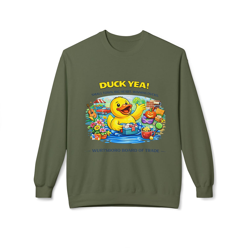 Thumbnail: WBoT Duck Crewneck Sweatshirt- Adult