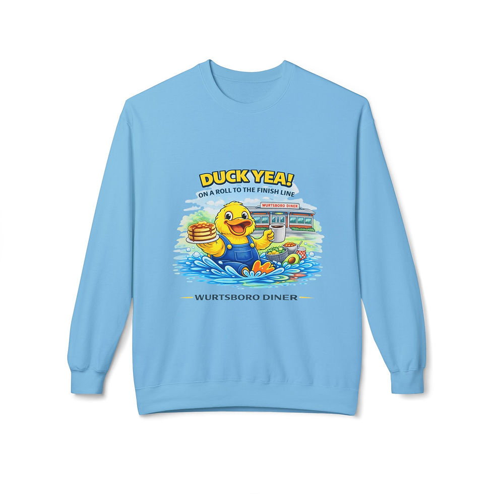 Thumbnail: Wurtsboro Diner Duck Crewneck Sweatshirt- Adult