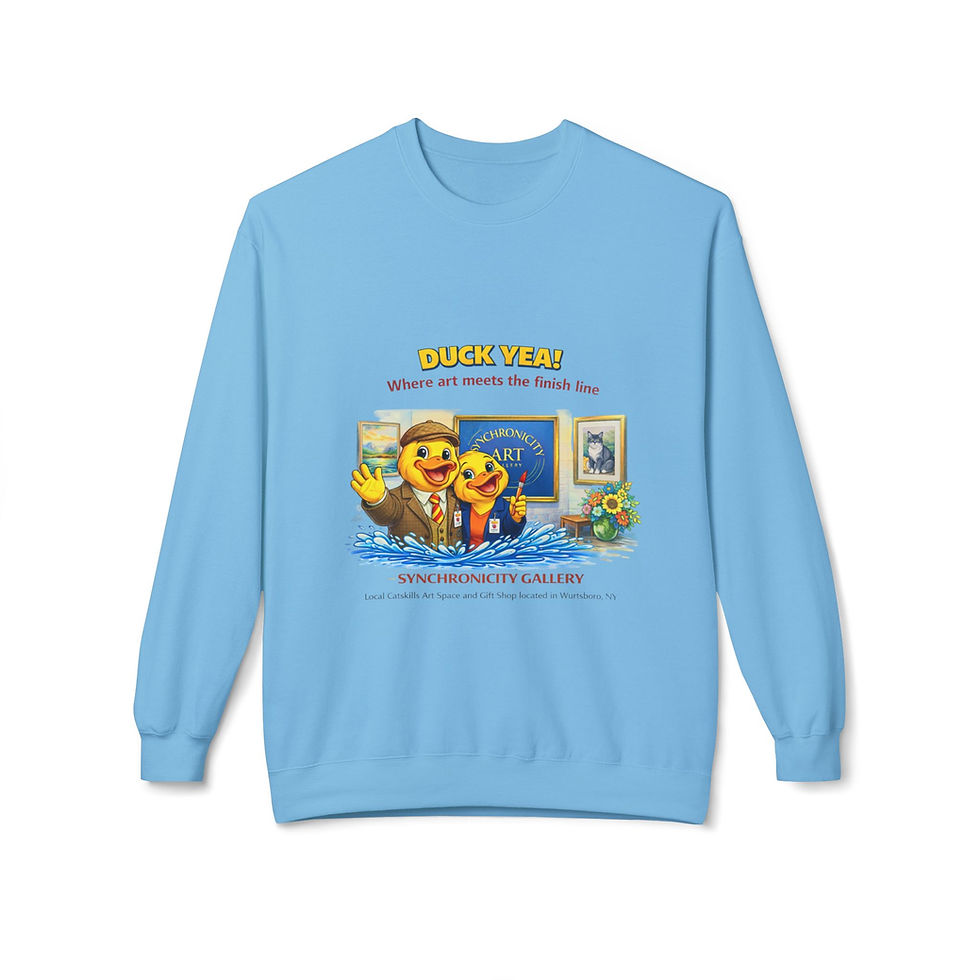 Thumbnail: Synchronicity Duck Crewneck Sweatshirt- Adult