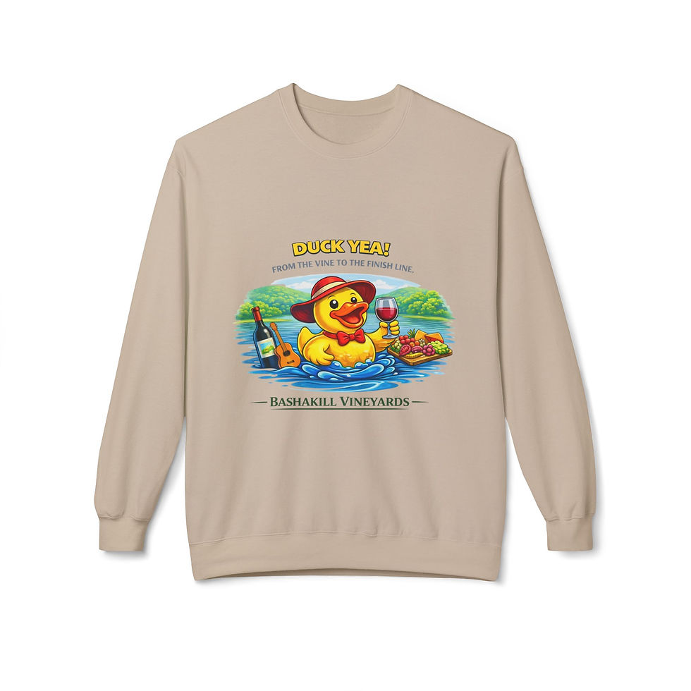 Thumbnail: Bashakill Vineyards Duck Crewneck Sweatshirt- Adult