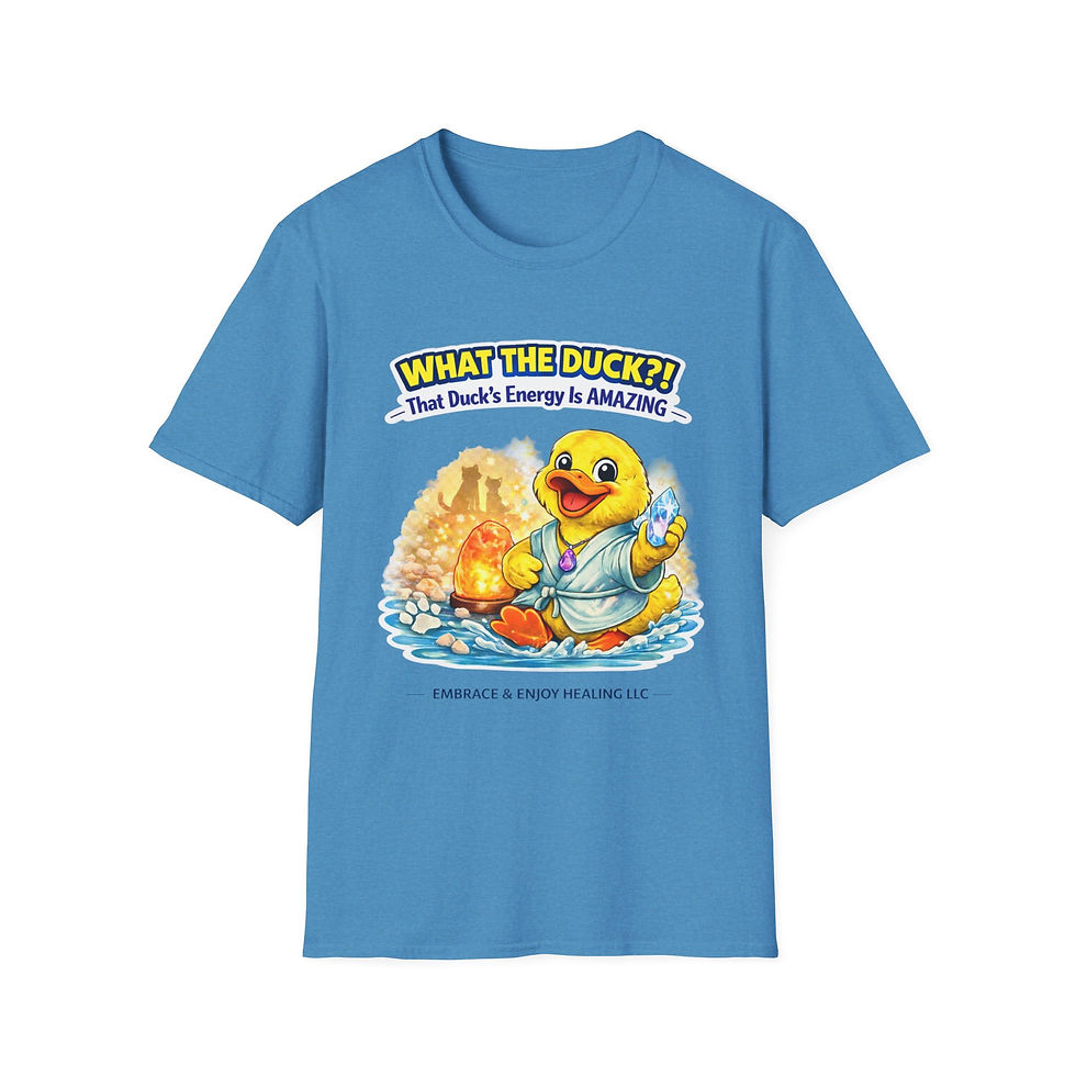 Thumbnail: Embrace & Enjoy Healing Duck T-Shirt- Adult