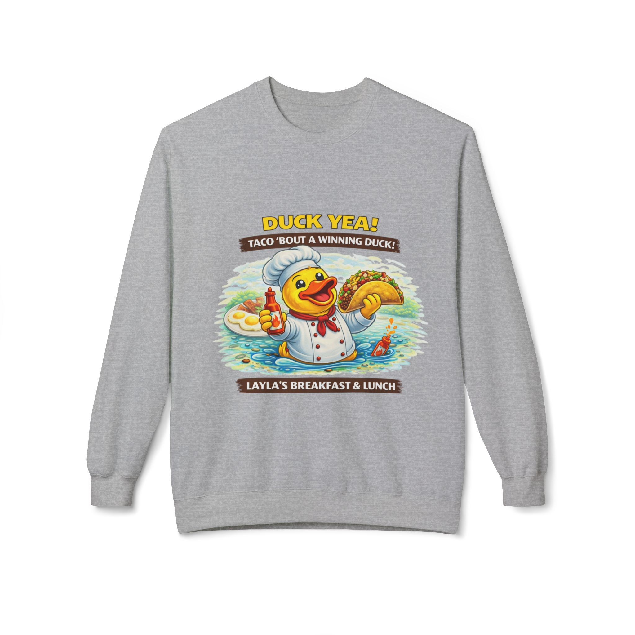 Layla's Duck Crewneck Sweatshirt- Adult