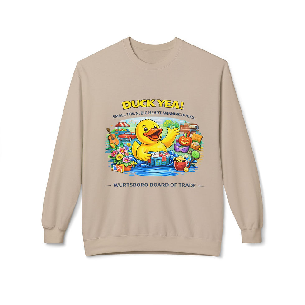 Thumbnail: WBoT Duck Crewneck Sweatshirt- Adult