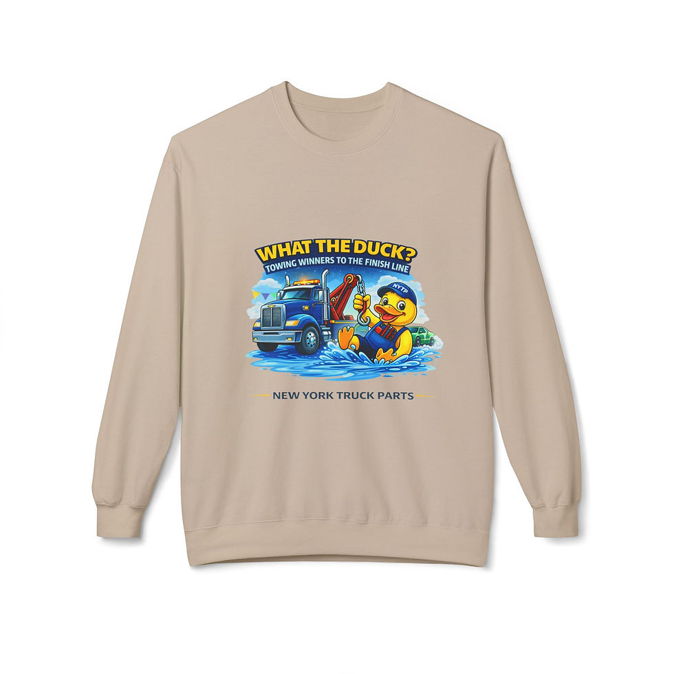 Thumbnail: NY Truck Parts Duck Crewneck Sweatshirt- Adult