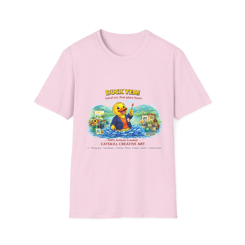 Thumbnail: Catskill Creative Art Duck T-Shirt- Adult