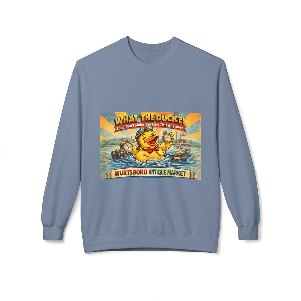 Thumbnail: WAM Duck Crewneck Sweatshirt- Adult