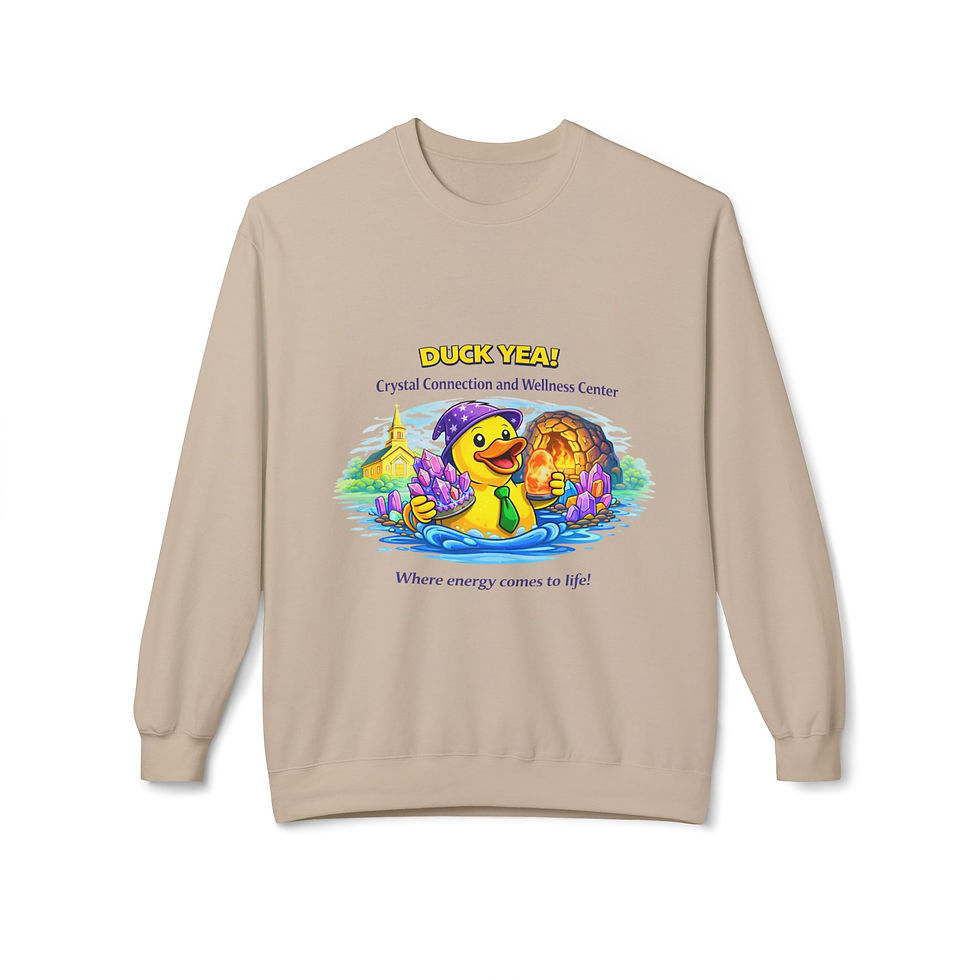 Thumbnail: Crystal Connection  Duck Crewneck Sweatshirt- Adult