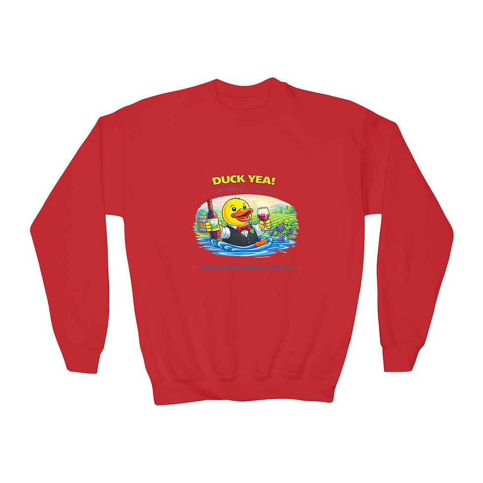 Thumbnail: Seven Trails Duck Crewneck Sweatshirt- Youth
