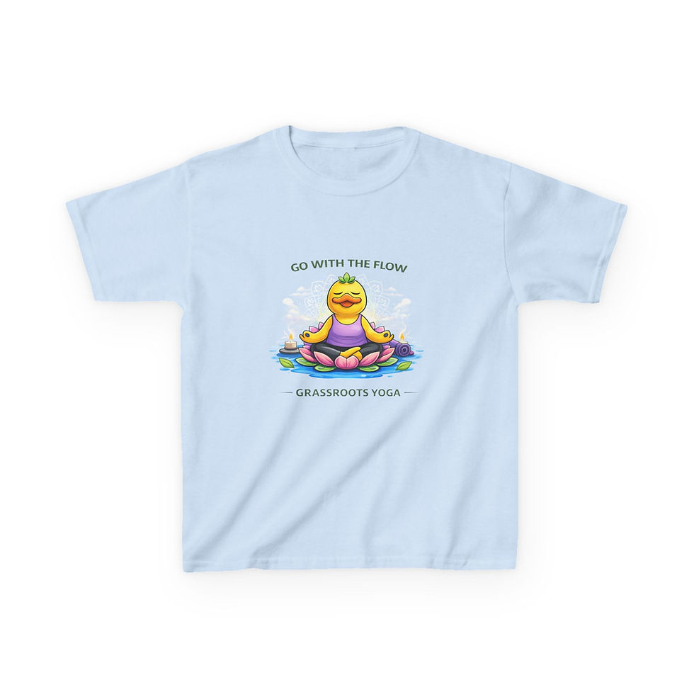 Thumbnail: Grassroots Yoga Duck T-Shirt- Youth