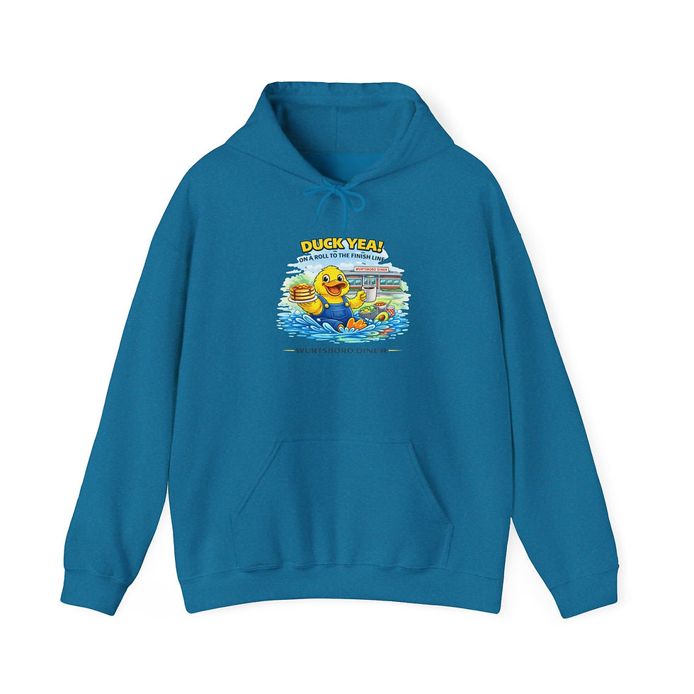 Thumbnail: Wurtsboro Diner Duck Hoodie- Adult