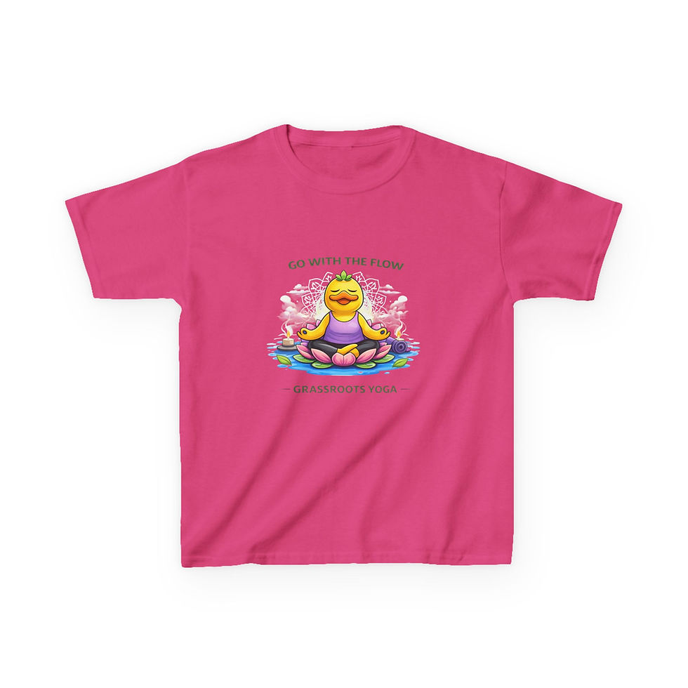 Thumbnail: Grassroots Yoga Duck T-Shirt- Youth