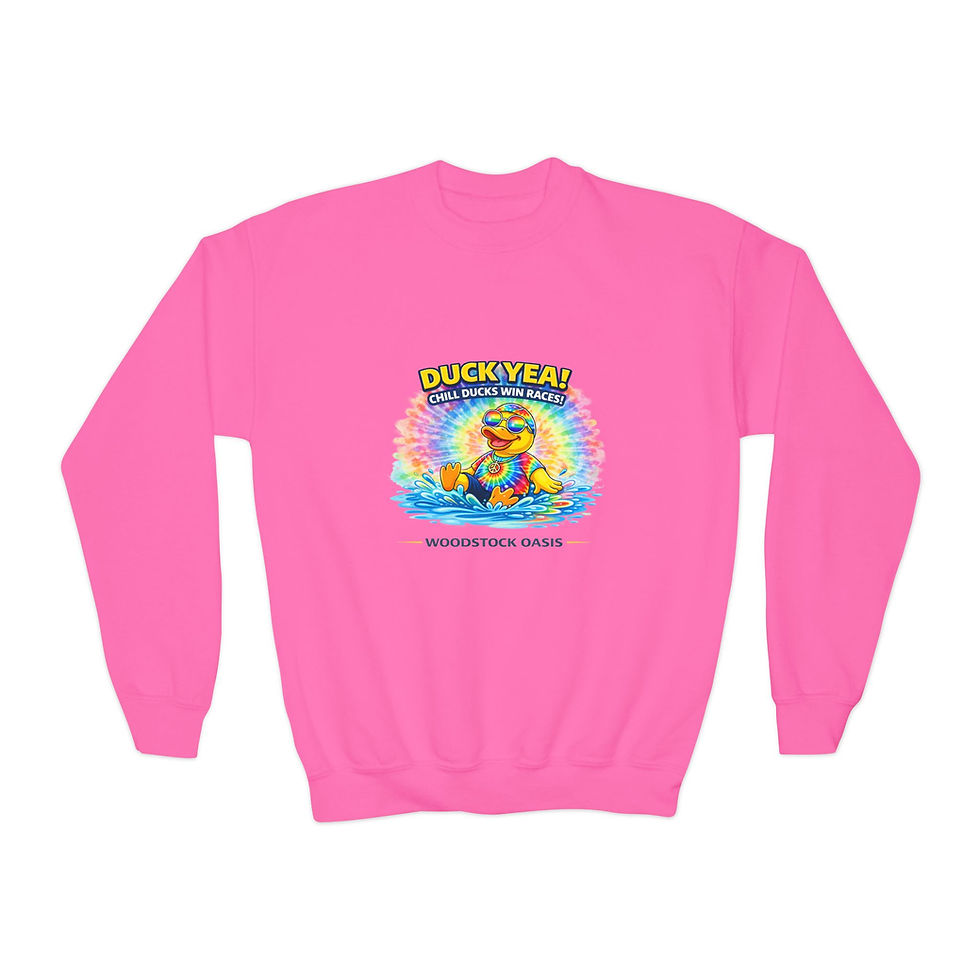 Thumbnail: Woodstock Oasis Duck Crewneck Sweatshirt- Youth