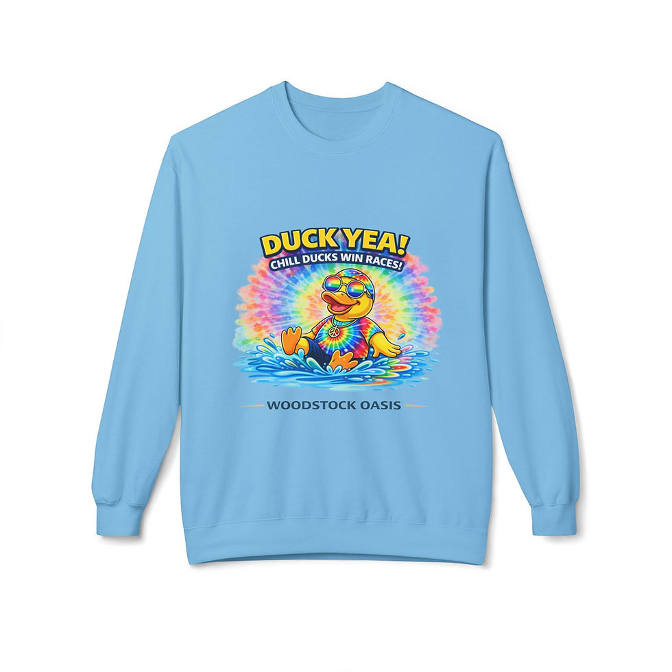 Thumbnail: Woodstock Oasis Duck Crewneck Sweatshirt- Adult