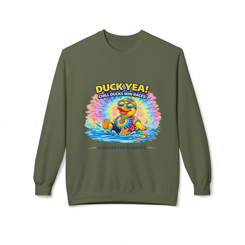 Thumbnail: Woodstock Oasis Duck Crewneck Sweatshirt- Adult