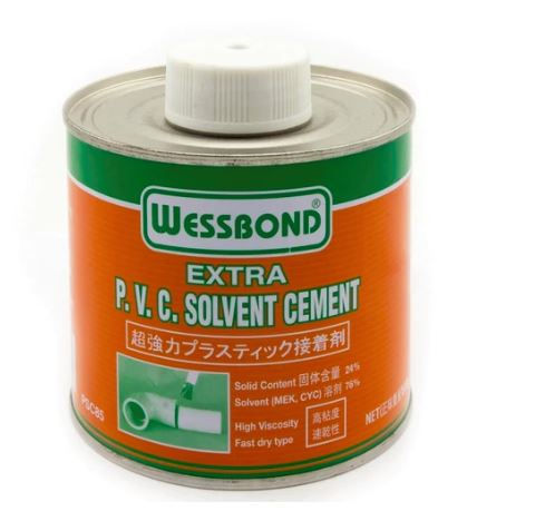 PVC PIPE SOLVENT 500GM (WESSBOND)