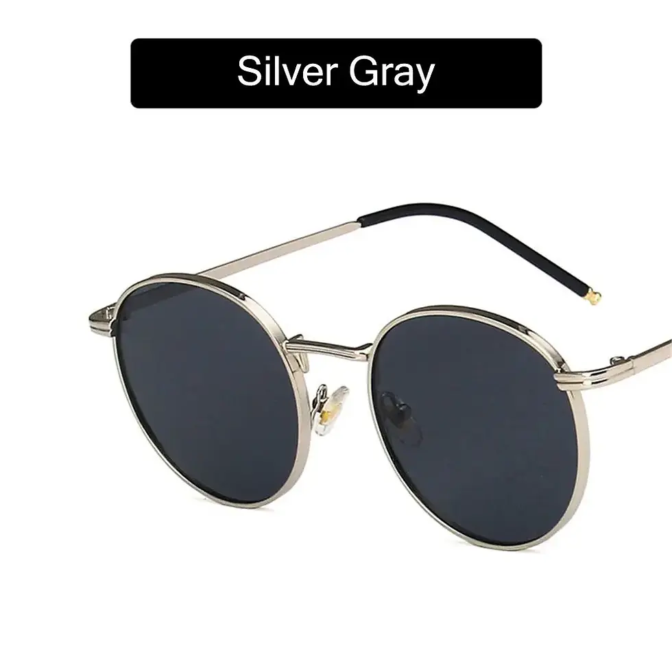 Miniatura: Women Men Sunglases Round Sun Glasses Women's Metal Frame Eyewear Fishing Glasse