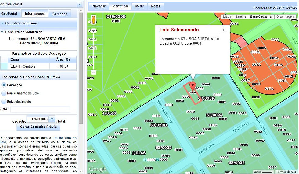 Londrina2055 (localização do lote)