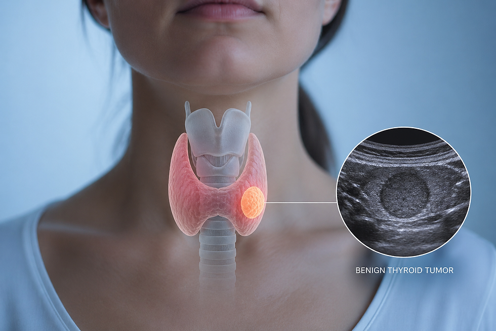 גידול שפיר בבלוטת התריס: המדריך המלא לאבחון, מעקב ודרכי טיפול