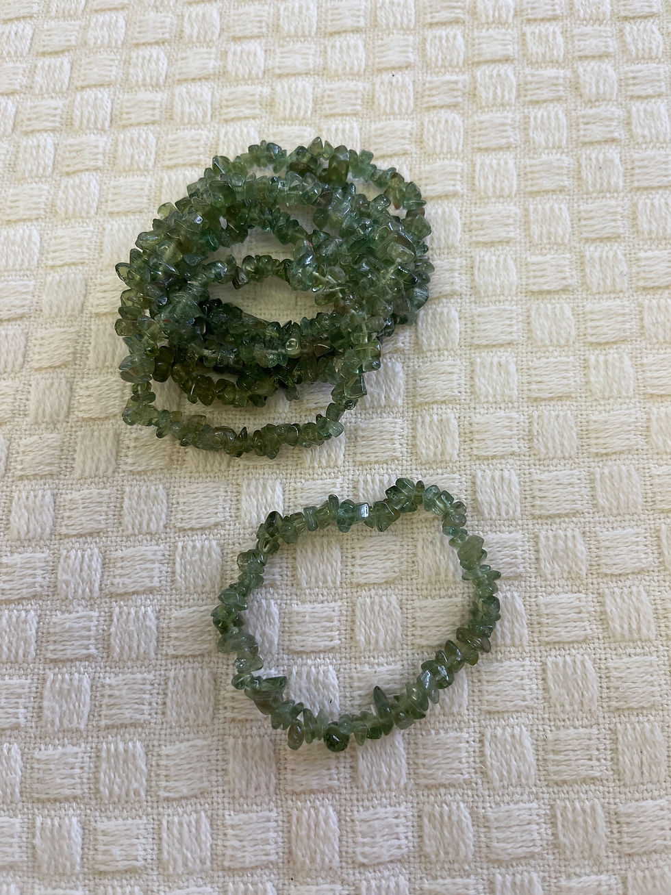 Bracelet Apatite Verte