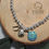 Thumbnail: Sterling Silver Beaded Charm Barcelet
