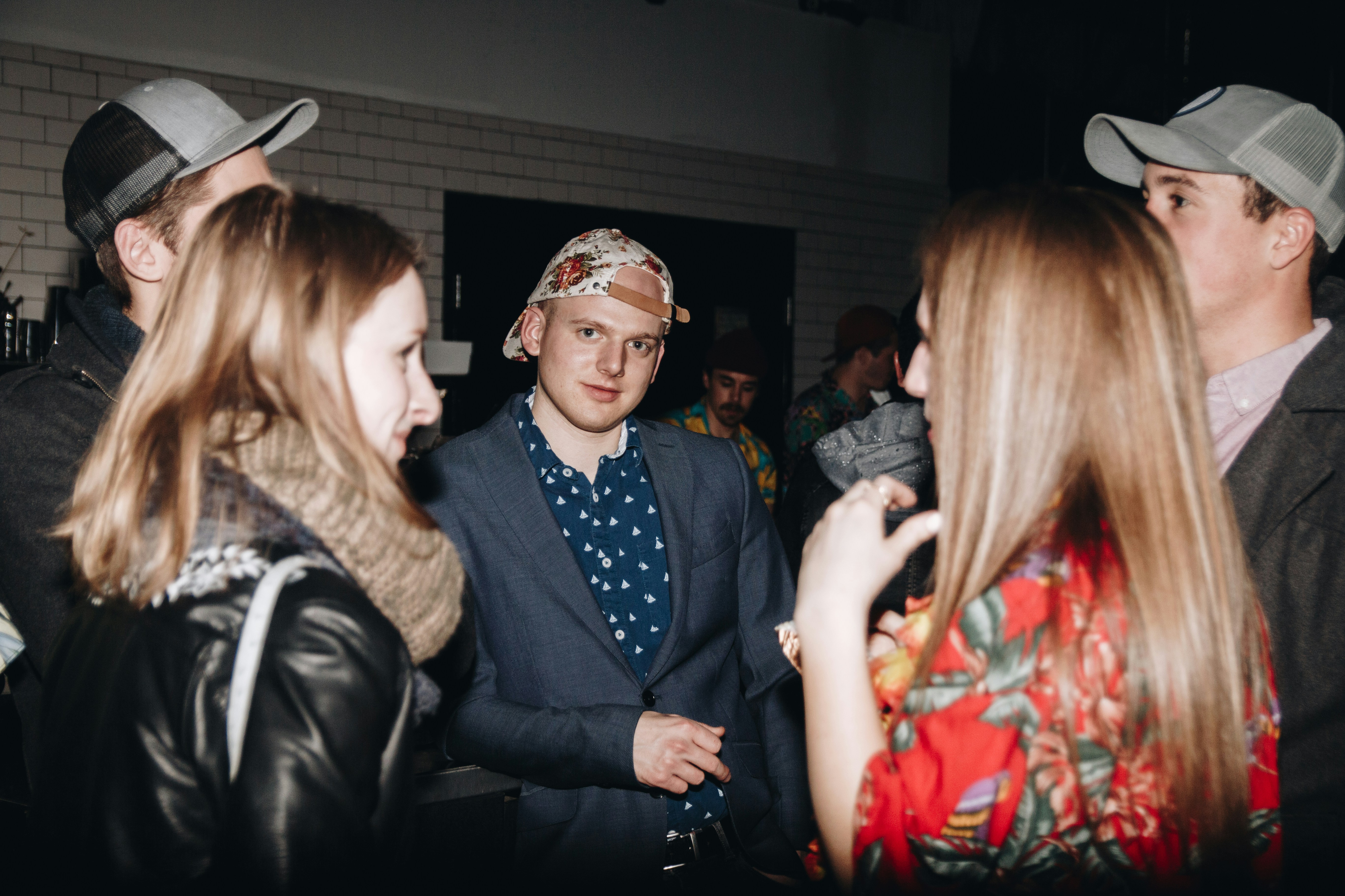 group of young people in addiction group