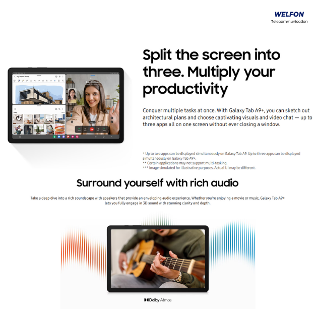 Thumbnail: SAMSUNG Galaxy Tab A9 | LTE version (4+64GB)