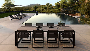 Table extérieure à rallonge Ninix de Royal Botania