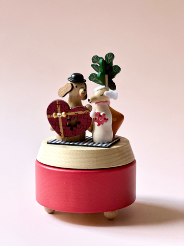 Wooderful Life Wooden Music Boxes for Animal Lovers I Dog Lovers