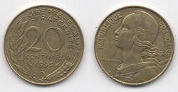 20 centimes 1993