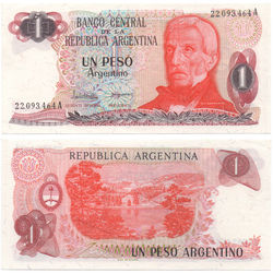 1 Peso Argentino 1983