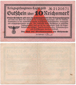 10 Reichsmarks 1939-45