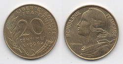 20 centimes 1995